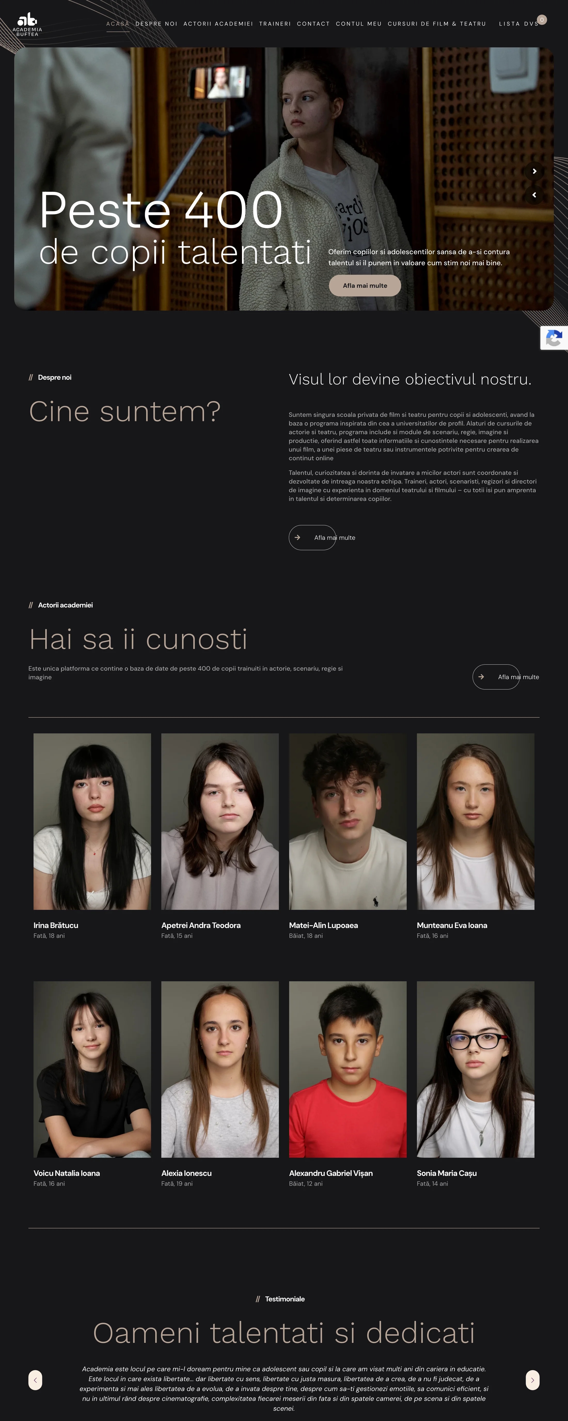 AB Casting — Platformă de casting pentru Studiourile Buftea