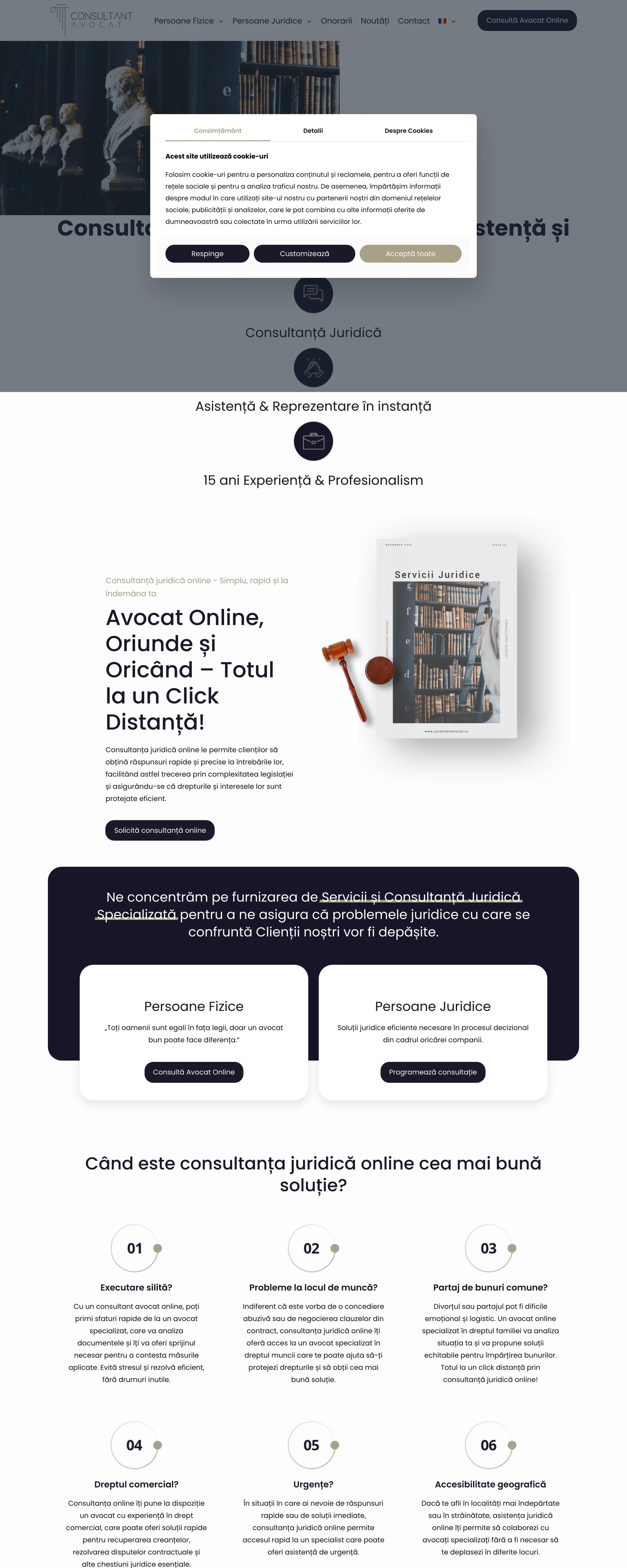 Consultă Avocat — Platformă de consultanță juridică online