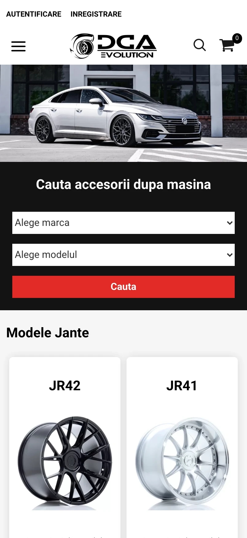 DCA Evolution pe mobil