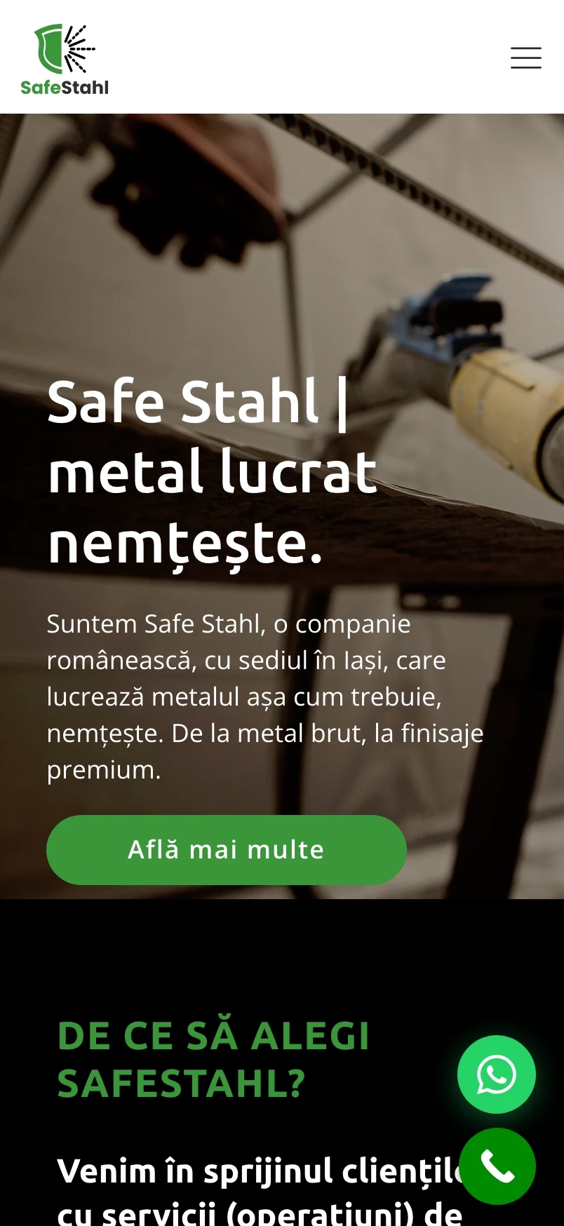 Safe Stahl pe mobil