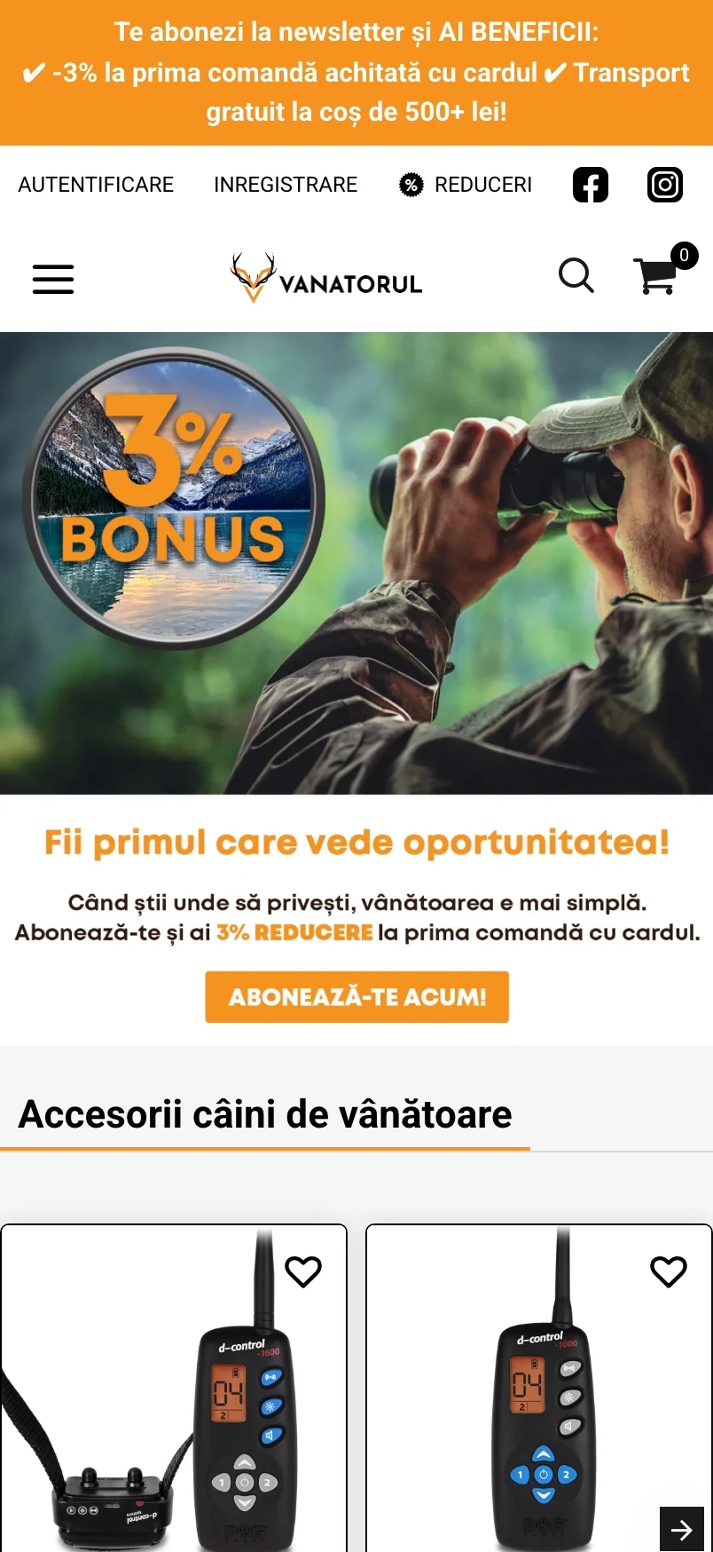 Vânătorul pe mobil