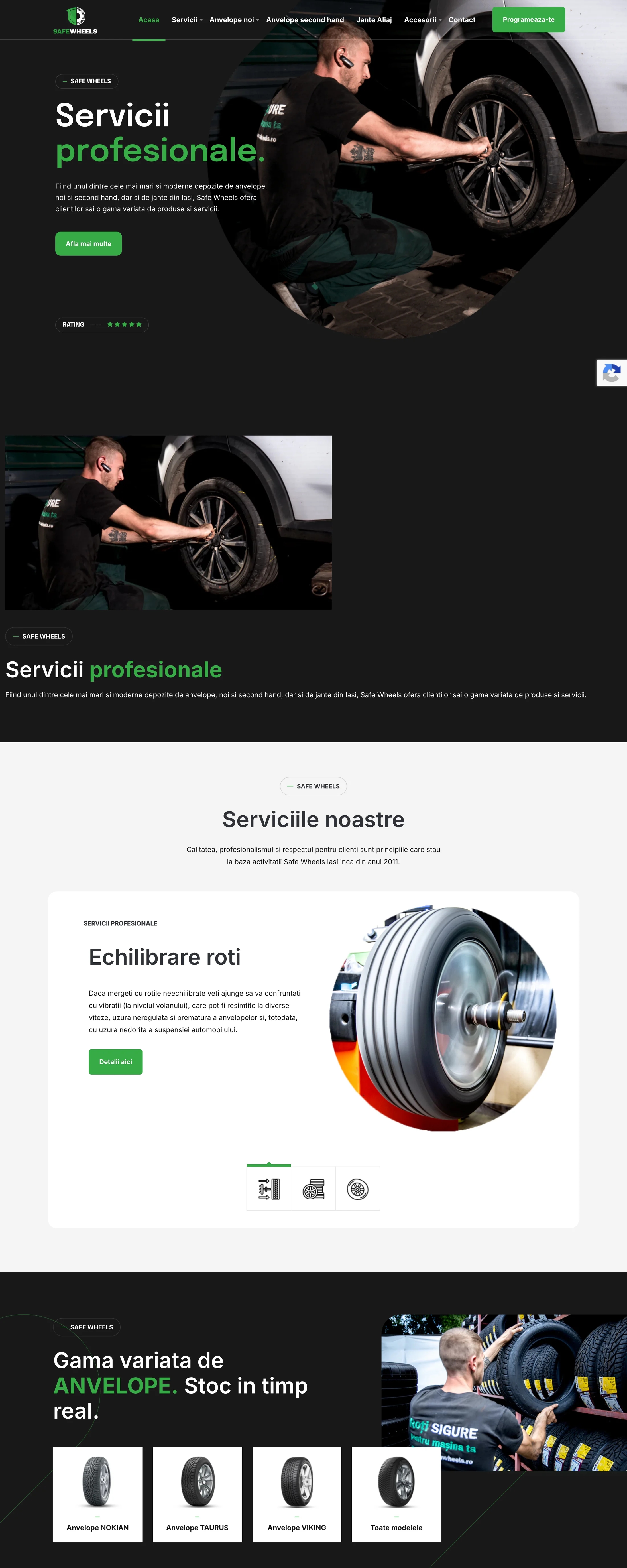 Vulcanizare Iași — Site pentru vulcanizare și anvelope